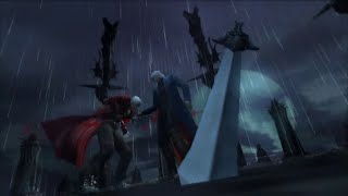 Devil May Cry 3 HD Mission 7 Cutscene - Dante Vs Vergil - Devil Trigger scene (No Watermark)