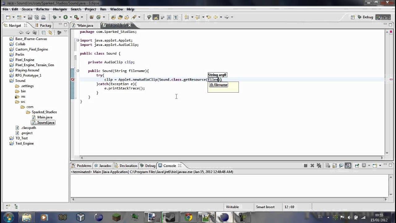 Sound in Java - YouTube