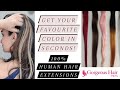 Clip In Hair Extensions &bull;STREAKS&bull; || Change your hair game with Color Streaks✅ #shorts DIKSHIKA HEYR