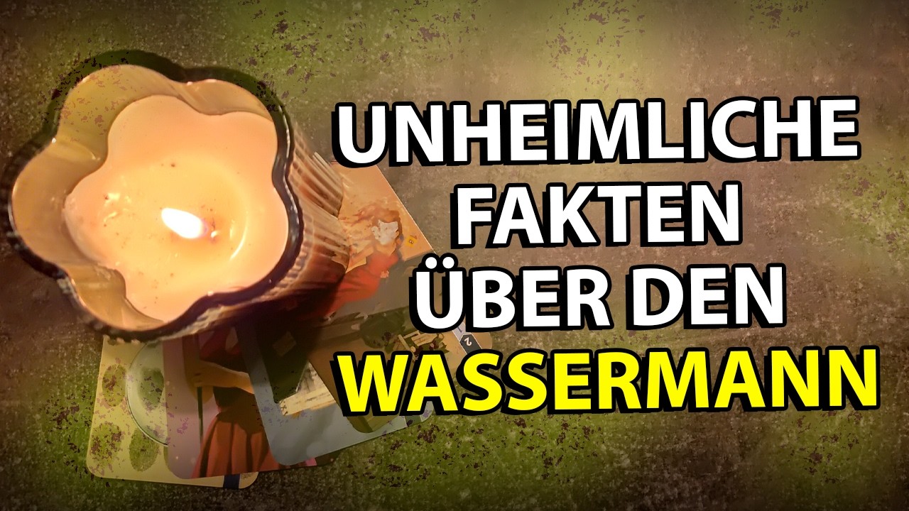 WASSERMANN – 8 unheimliche Fakten über dieses Sternzeichen.