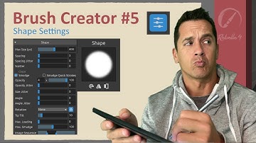 Brush Creator #5 - Shape Settings in Rebelle 4 - How to smooth and adjust overlay and glazing modes