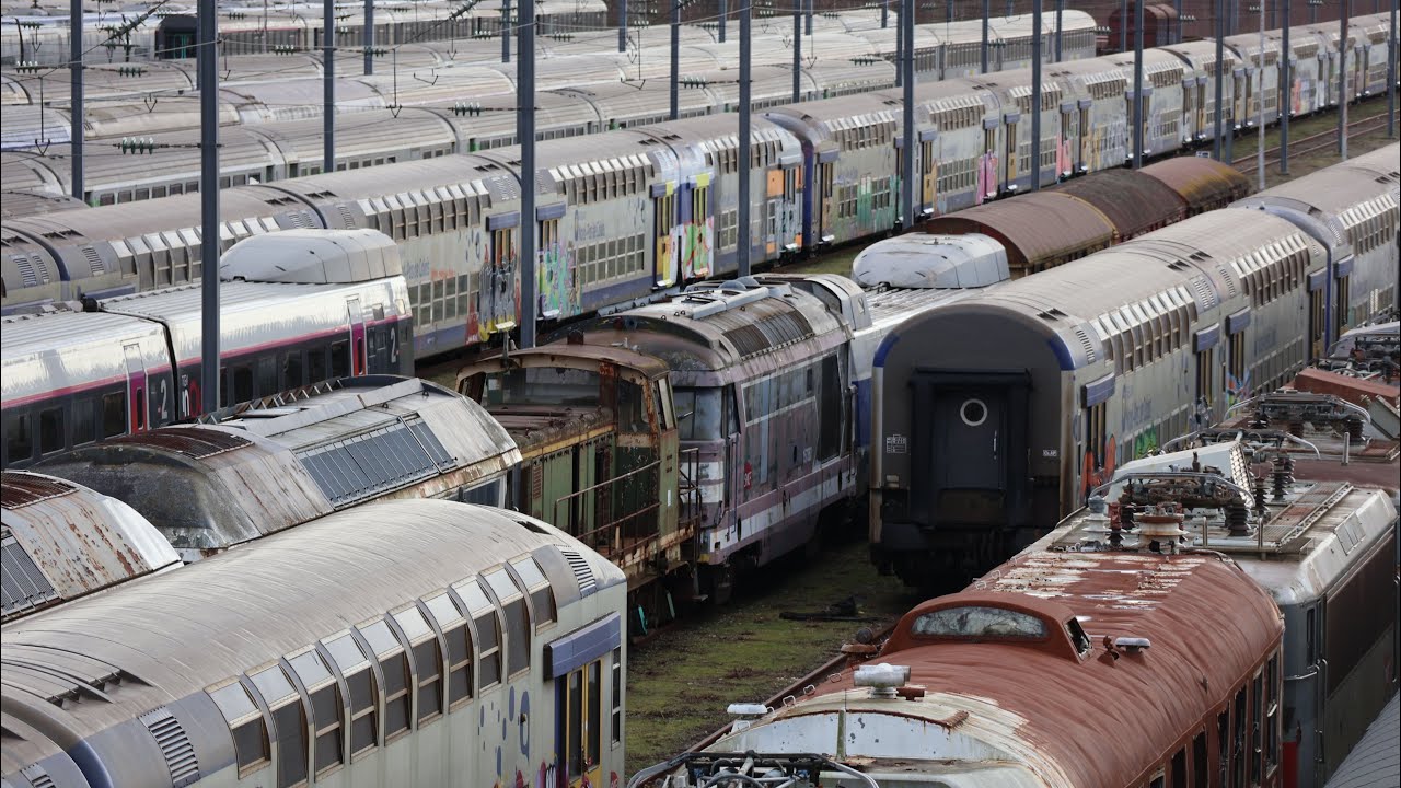 Cimetière ferroviaire de Sotteville les Rouen.