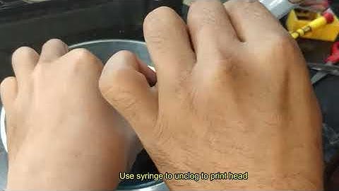 How to clean clogged or blocked Epson print head nozzles the easy way.