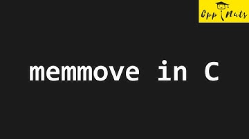 memmove Function In C Programming