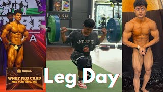 INTENSE LEG DAY | Pro Natural Bodybuilder Quad Training (VLOG 3) 