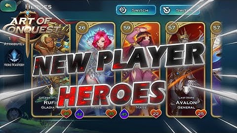 Art of Conquest - New Player Guide - Heroes #1