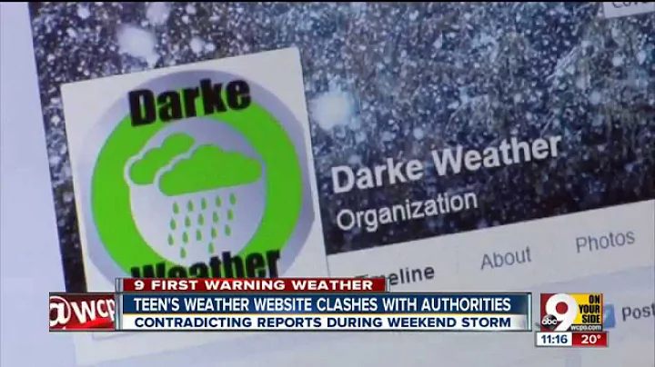 Teen's weather website clashes with authorities