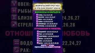 Февральский прогноз ✨ Астрологический прогноз на месяц 🔮#астрология #гороскоп  #прогнознамесяц