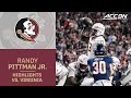 Florida State TE Randy Pittman Jr. Highlights vs. Virginia