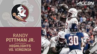Florida State's Randy Pittman Jr. Throws, Catches, And Runs For A Touchdown