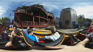 360 degree video of Jurassic Park ride at Universal Studios Hollywood