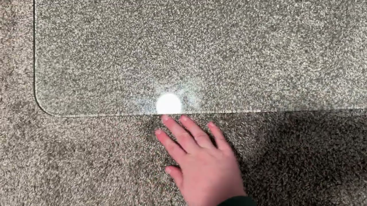 Lorell Tempered Glass Multi-Surface Chair Mat, 36" Review