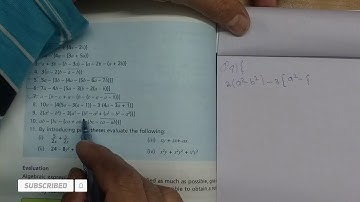 CLASS:VI  EX: 8c Q: 7,9,10,11 CHAP: 08  INTRODUCTION TO ALGEBRA BOOK: MATHEMATICS (NEW COUNT DOWN-6)