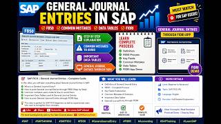 SAP FB50 Tutorial | Post General Journal Entries in SAP S/4HANA + FIORI | Complete Guide