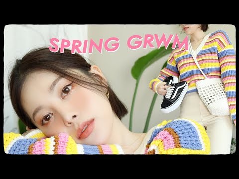 (eng) 수다 방언 터진 날의 준비🌷<strong>CHIT</strong> CHAT GRWM #OOTD (피부염 극복, 단발&amp;amp;염색, 클리오 광채쿠션 솔직 미니리뷰, 태연 사계 중독자) | dear.jerry