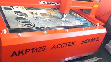 Acctek AKP1325 DSP control cnc plasma Huayuan63A test video for Roberto