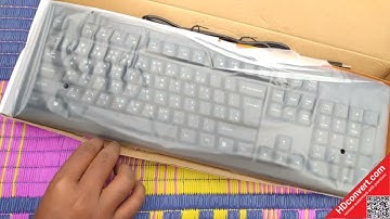 A4TECH KRS-82 Wired MultimediaKeyboard Unboxing