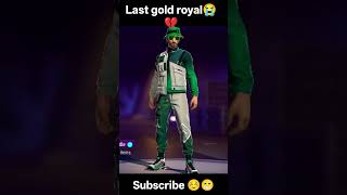 Last gold royal after update 😭😭 #freefire