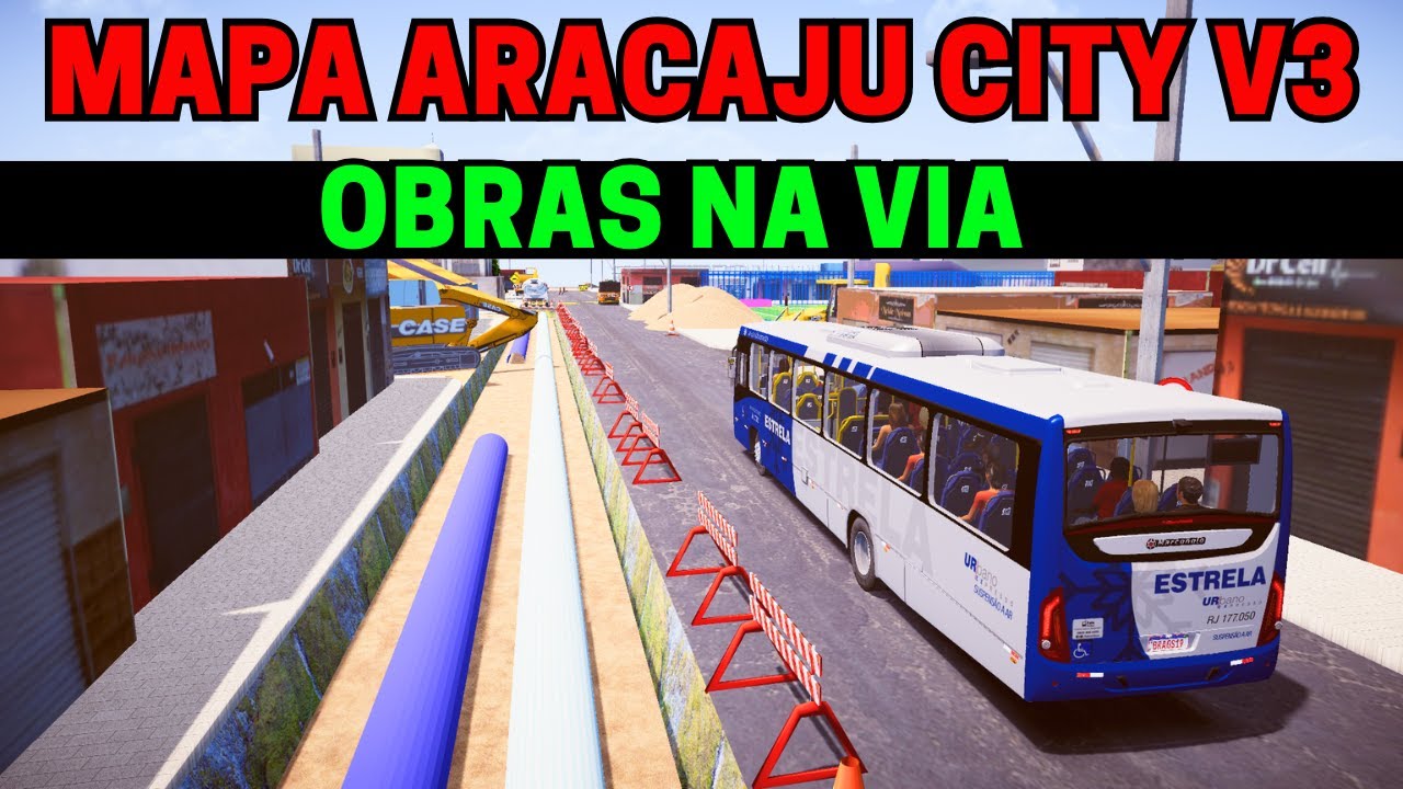 ๐ดProton Bus Simulator | Gameplay Mapa Aracaju City V3 | Linha 040 ...