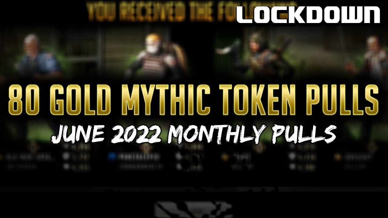 TWD RTS: 80 Gold Mythic Token Pulls, June 2022 Monthly Pulls! The Walking Dead: Road to Survival