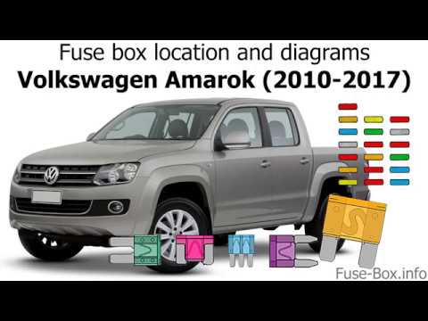 Fuse box location and diagrams: Volkswagen Amarok (2010-2017)