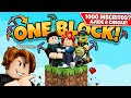 DESAFIO DE UM BLOCO NO ROBLOX (One block)