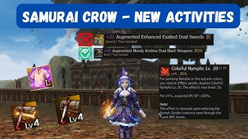 Lineage 2 EU. Samurai Crow Update —New Activities. How to do Color Nymphs Event.