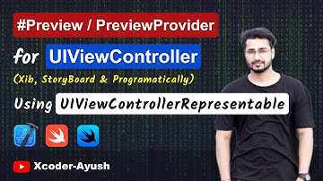 How to show preview for UIKit ViewController on Canvas | Swift | SwiftUI | iOS Developer | Xcode-15