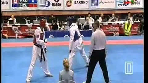Sebastian Michaud   Scott Vaughn  80kg world taekw...