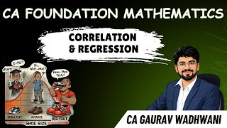 L103 | Correlation and Regression explained | Statistics | CA foundation ICAI Math | Lecture 103