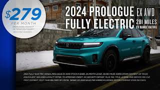 2024 Fully Electric Honda Prologue EX AWD  | Lease Special | January 2025 | Schlossmann Honda City