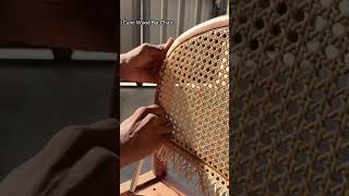 Elegant & Durable – Cane Wood Bar Chair by Rustic Green