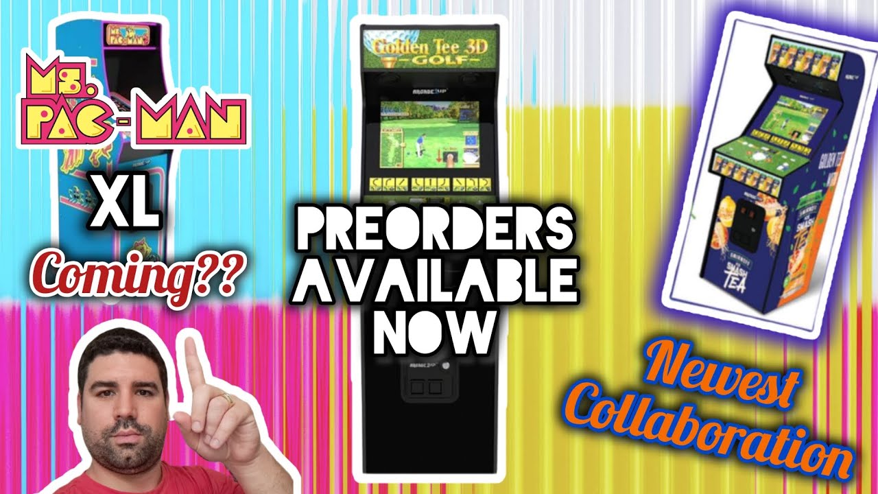 Arcade1up GoldenTee Preorders Available, Newest Collaboration, Ms