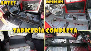 Tapicería completa e insonorización al vocho en menos de  20 minutos|! GRAN CAMBIO! De Tocho Morocho