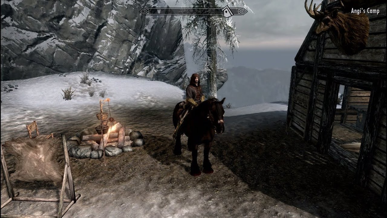 Skyrim Angi's Camp Location YouTube
