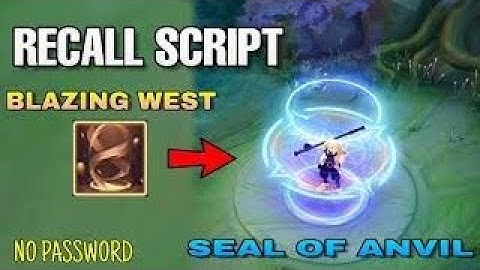 Seal of Anvil Recall Script | UPDATED SEAL OF ANVIL EFFECT | NO PASSWORD | No CLICKBAIT