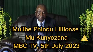 Mulibe Phindu Lililonse Mu Kunyozana - MBC TV, CHOONADI Programme with Lord Overtone,  5th July 2023