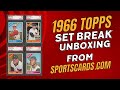 Unboxing a 1966 Topps Baseball Set Break from Sportscards.com #baseballcards #vintagebaseball