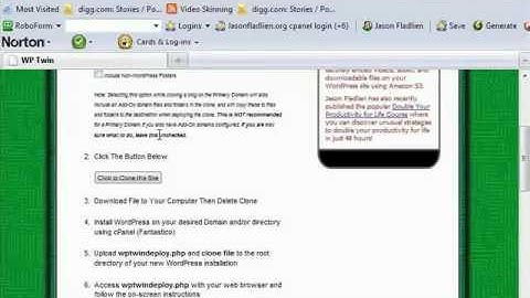 How WP Twin Works -- Step-by-Step Instructions