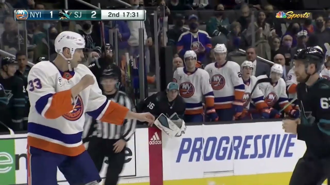 Jeffrey Viel And Zdeno Chara Drop The Gloves