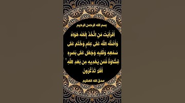 علي جابر - سورة الجاثية - أفرأيت من أتخذ إلهه هواه#القرآن_الكريم