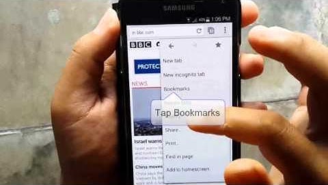 Samsung Galay S5 : How to Delete Chrome Bookmarks (Android Phone)
