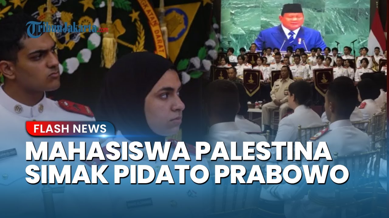 Mahasiswa Palestina di Unhan Terharu, Saksikan Pidato Prabowo Menggema di PBB