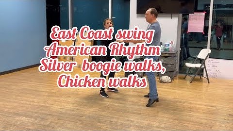 Silver East Coast Swing - boogie walks, windmill, chicken walks #dance #swing #ballroomdance #class
