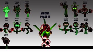 EVOLUTION OF SPRUNKI VINERIA 1 - 15 🔥🔥🔥 | INCREDIBOX SPRUNKI