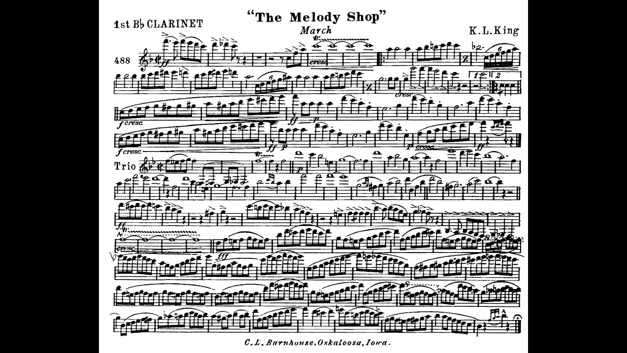 Melody様オーダー The melody shop - Karl.L.King (Marcia) - YouTube