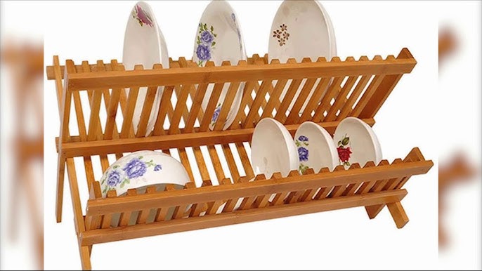 Porta platos en madera, escurridor de platos, Plate rack,woodwork