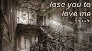 selena gomez - lose you to love me (+rain)