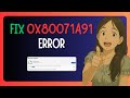 EASY FIX For "0x80071a91 Windows 11 Update Error"
