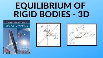 [Statics] Equilibrium of Rigid Bodies 3D Problems